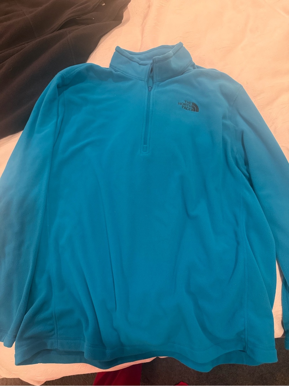 The North Face Men’s Teal Blue Half-Zip Performance Fleece